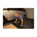 Garage Floor Mat Breathable Stretch Plain 100% Polyester Absorbent Fabric Anti-slip Waterproof Backing Washable Felt Mat