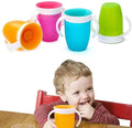 Children's Drinking Silicone Water Cup 360 Degree Mouth Leak Proof Convenient and Durable for DrinAnti Choking Water Bottle