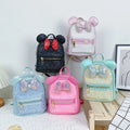 Fashion Sequin Children's Student Backpack Trendy Bow Cute Kids School Bags Purse Sweet Portable Handheld Bag Tote for Girls