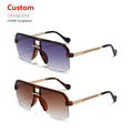 New Arrival Half-frame Products Fashion Trendy Retro Elegant Eyeglasses Square UV400 Sunglasses for Men Women