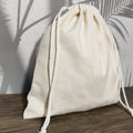 Hot Sale Large Cotton Linen Drawstring Dust Bag with Security Feature for Reusable Storage Shoes Clothes Shopping-Customizable