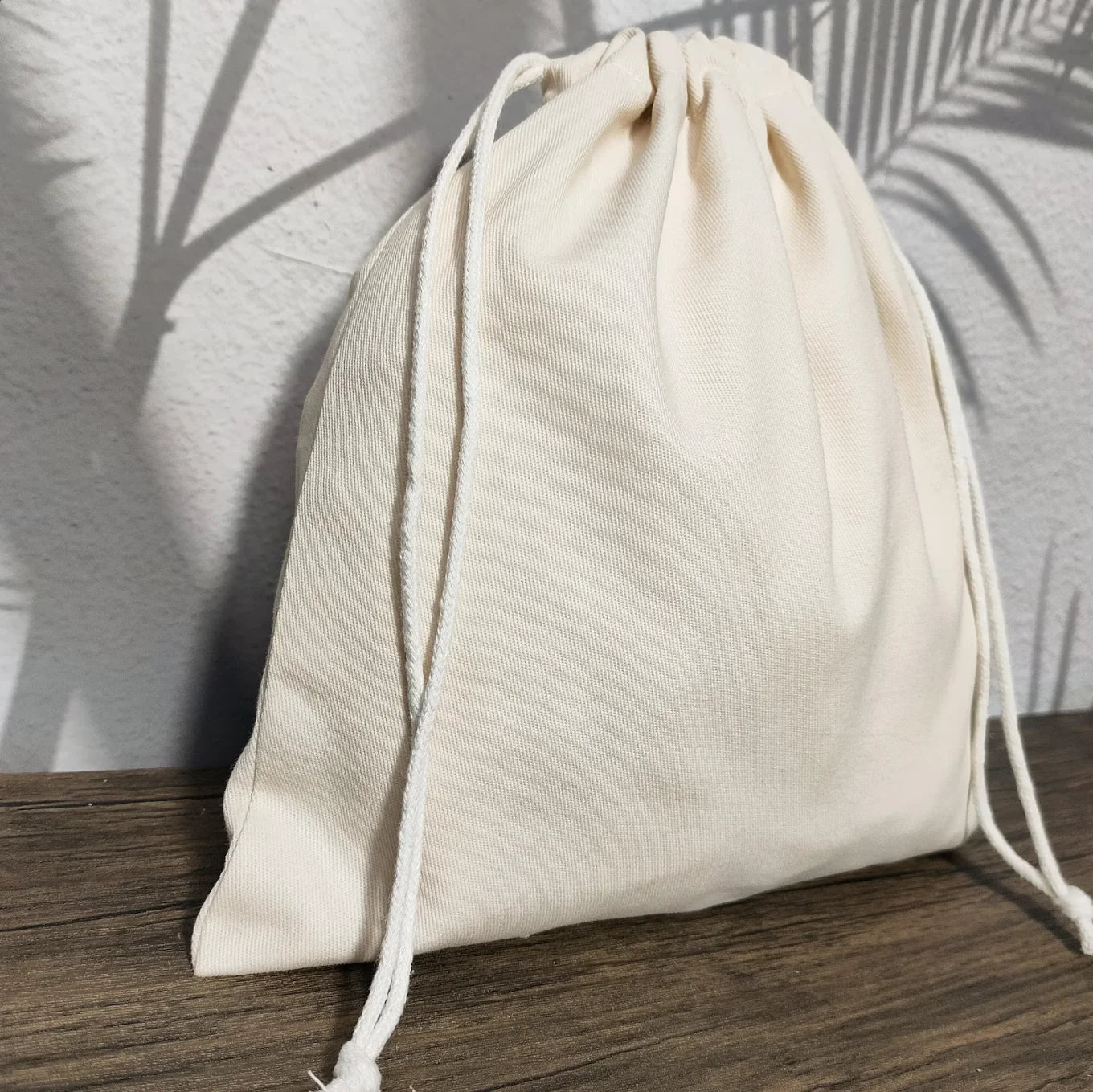 Hot Sale Large Cotton Linen Drawstring Dust Bag with Security Feature for Reusable Storage Shoes Clothes Shopping-Customizable