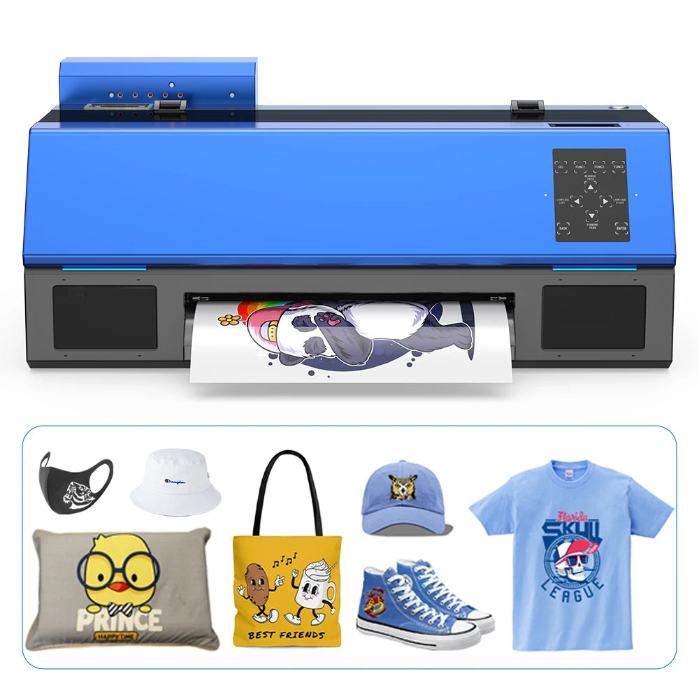 2025 New Arrival Impresora  Xp600 Dtf Printer Printing Machine 13" Pink DTF Printer Kit Printer Machine for T-shirt