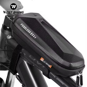 WEST BIKING Portable Bicycle Front 1-1.5L Compression Bag Waterproof EVA Hard Shell Road Bike Bag with Big Space