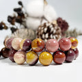 Wholesale Natural Polish Mookaite Jasper Gemstone Round Loose Beads 4mm to 12mm Sizes for Jewelry Making