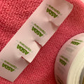 Removable Easy Tearaway Fabric Care Labelhot Sale Printing Tear Away Washing Tag for Apparel