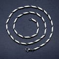 Fashion Mens Rhombus Chain Necklace Melon Stainless Steel Chain Women Necklace for Pendant Male Choker Jewelry Wholesale Cheap