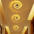 Indoor LED Wall Lamp Creative Spiral Lamp Club KTV Corridor Corridor Background Wall Stair Decorative Wall Lamp