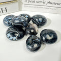Wholesale Large Black Sardonyx Agate Tumbled Stones Natural Quartz Tumble Polished Crystal for Reiki Other Crystal Crafts