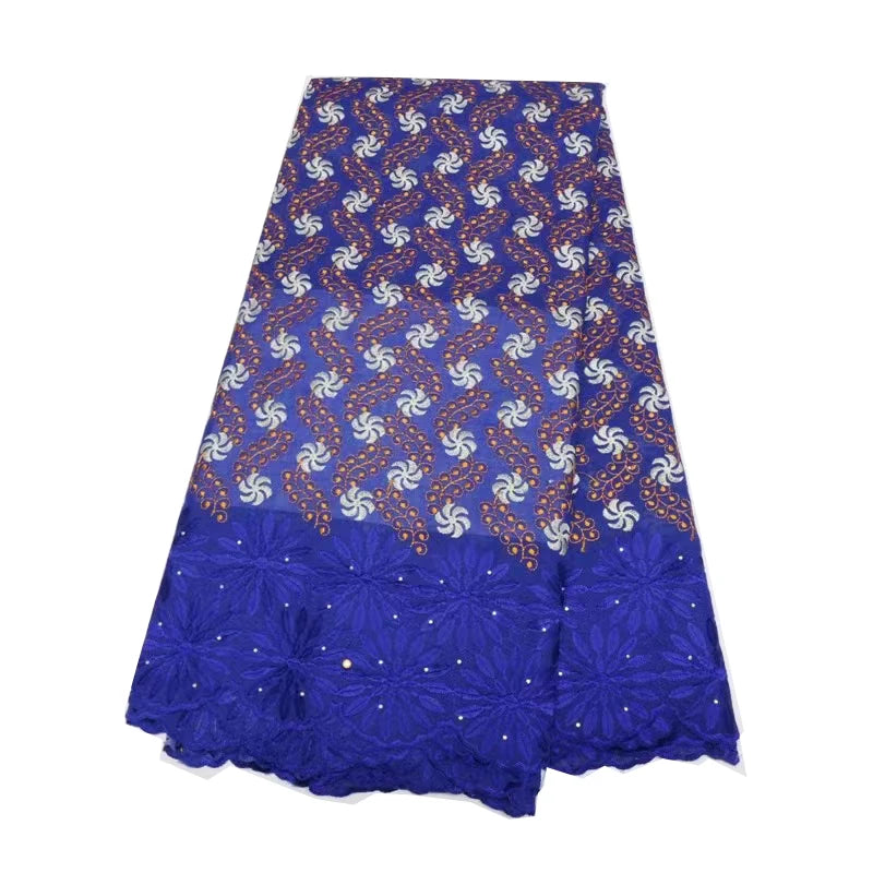Latest Price swiss Lace Fabric Switzerland Voile African swiss Cotton