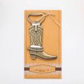Home Retro Vintage Metal Beer Bottle Cowboy Boots Shoes Shape Opener for Wedding Party Favor Gift