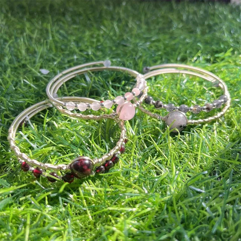 Wholesale Crystal Beads Reiki Spiritual Different Material Crystal Bracelet for Gift