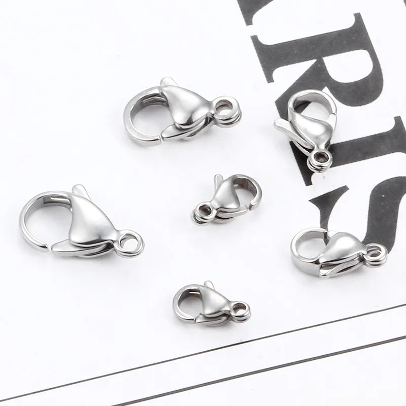 Strict Selection Stainless Steel Accessory Pendant DIY Fashion Jewelry Findings Components-Lobster Ornaments for Necklaces
