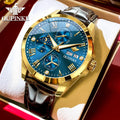 OUPINKE 3300 OEM Waterproof Luxury Classic  Multifunctional Moon Phase Odm Luminous Custom Automatic Mechanical Watch for Man