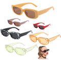 Hot Sale Rectangle Vintage Sunglasses Women Rectangle Small Frame Square Sunglasses Designer Rectangle Sunglasses UV400