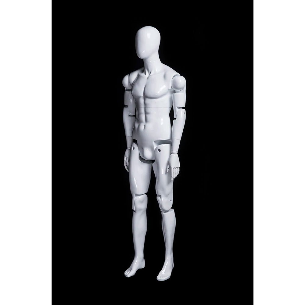 Fiberglass Male Articulated Mannequin Movable Adjustable Joints Mannequin
