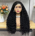 FH Natural Virgin Brazilian Hair Wigs Burmese Curly  Lace Frontal Wig Human Hair Wigs for Black Women