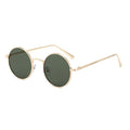 Customization Custom Design Logo Manufacturer Sun Glasses Hot Seller Round Sunglass Frame Retro Women Men Metal Sunglasses