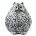 Handmade Cute Grey Cat Ceramic Piggy Bank Animal Craft Realistic Texture Design Child Gifts Home Decoration Money Box