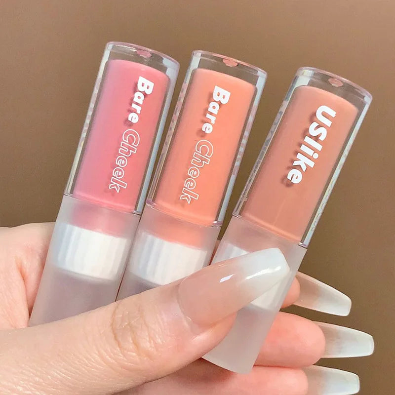 Facial Blusher Liquid Blush Cosmetic Blusher Long Lasting Natural Blusher Face Contour Makeup Blush Brightens Skin