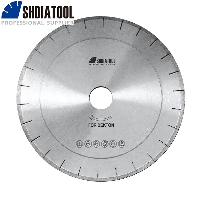 14'' 356mm High Frequency Welded Diamond Saw Blade Circular Cutting Grinding Disc Diamond Cutting Wheel for Dekton Rock Slab