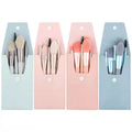 Private Label 8pcs Mini Makeup Brushes Set Cosmetics Powder Eye Shadow Foundation Blush Blending Beauty Tool Make up Eye Brush
