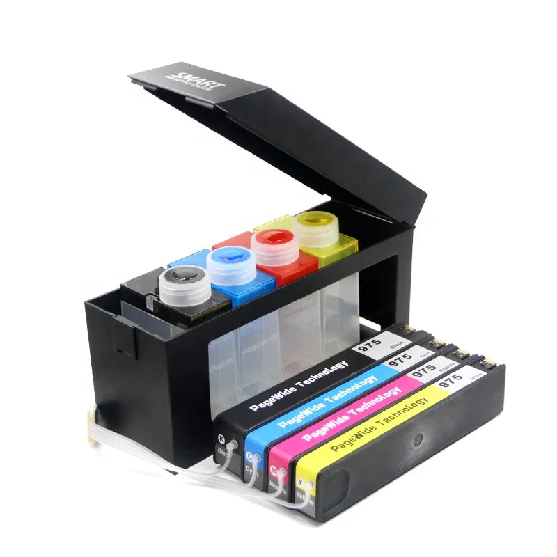 OCBESTJET Continuous Ink Ciss for HP Pagewide 377dw ARC Chip for HP Pagewide 57750dw 377dw Dn 452dw 452dn 477dn 477dw 552dw