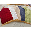 Islamic Luxury Padded Sejadah Non-Slip Thick Ramadan Prayer Rug