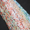 Wholesale 3mm Cut Glass Wheel Beads Small Colorful Mixed Color Small Beads DIY Beads Accessories for Necklace Bracelet Making
