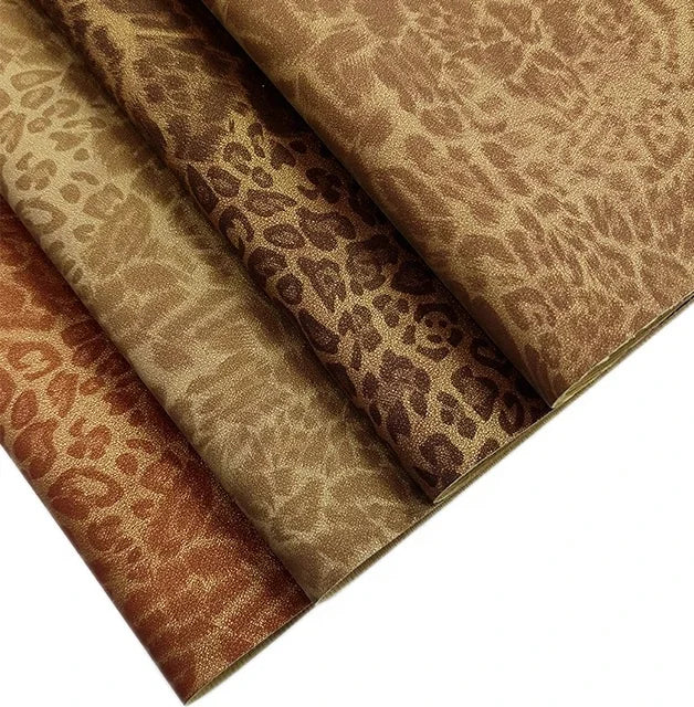 Bag Animal Pattern Abrasion-Resistant 2026Yangba Suede Leopard Jewelry Colors Pu Vinyl for Bags Shoe