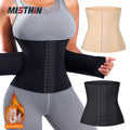 Sweat Girdle Women Body Compression Wrap Cincher Girdle Waist Trainer Corset Trimmer Shaper Tummy Control Double Belt Shaper