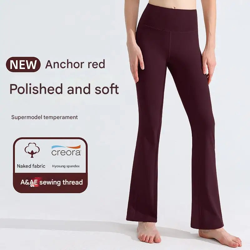 Premium Quality Elegant Fitness Yoga Wear Womens Gym Wear Leggings Yoga Pants Fabric Flare Yoga Leggings for Women