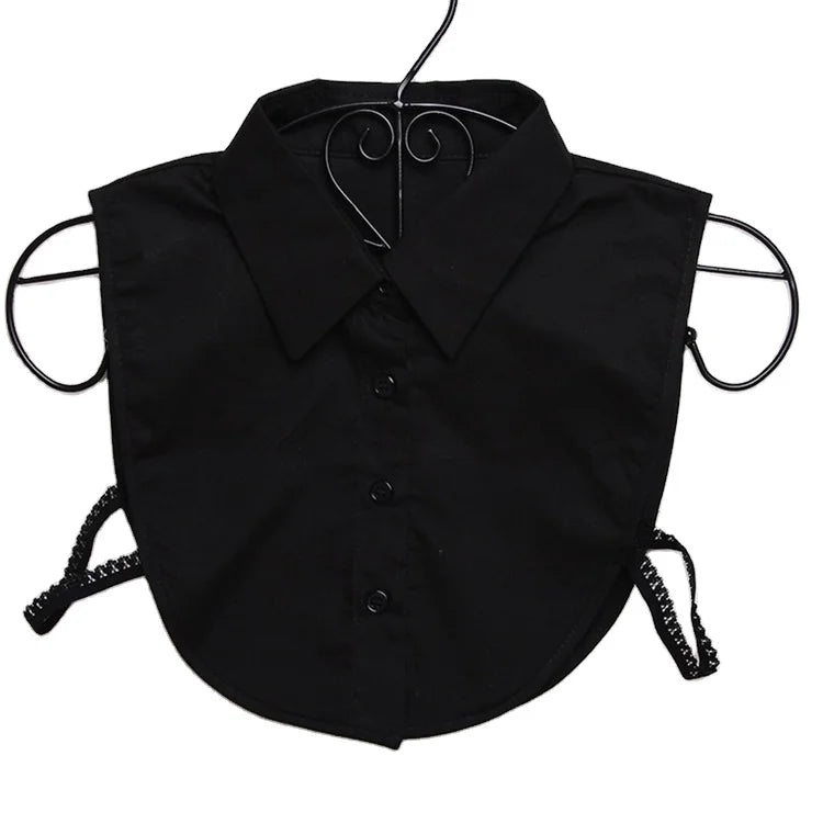 Factory Sale Casual Detachable Collars False Collar Women Clothes Accessories White Black Shirt Collar