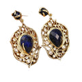 Beautiful Women's Chandelier Earrings Party Gifts Yellow Gold Romantic Christian Trendy Designer Jewelry Wholesale