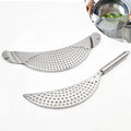 Anti-leakage Baffle Strainer Leak Proof Pot Strainer Anti Spill Drainage Board Stainless Steel Drainer