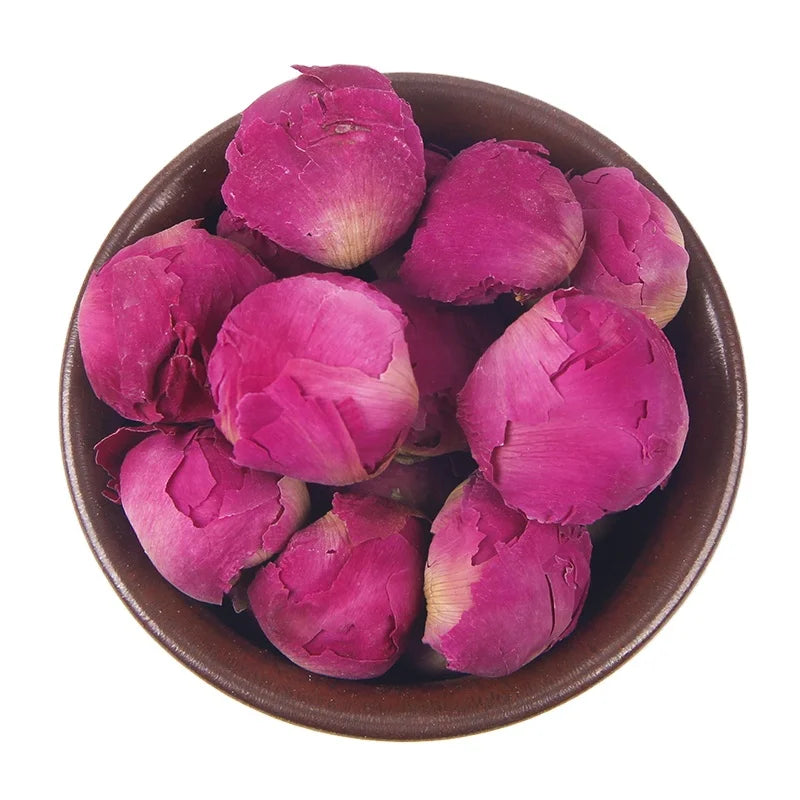 Herbal Organic Round Ball 100% Natural Edible Herbal Dried Pink Peony Flower Ball Raw Organic Peony Flower Bud Tea