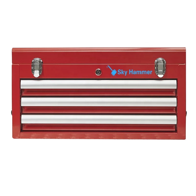 101Pcs CR-V Iron Hand-Powered Mechanics Tool Set 3-Drawer Tool Chest for Auto Repair OEM Customizable 1-Year Warranty SKYHAMMER