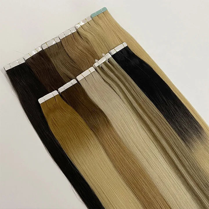 Wholesale Bone Straight Tape in Hair Real Virgin Hair Manufacturers in China Top Quality Tape in Hair Extensions Vendors