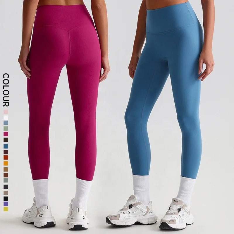SHINBENE 25" 5.0 HI Cloud No Camel Toe Real High Rise Workout Sport Gym Fitness Yoga Pants Leggings for Women
