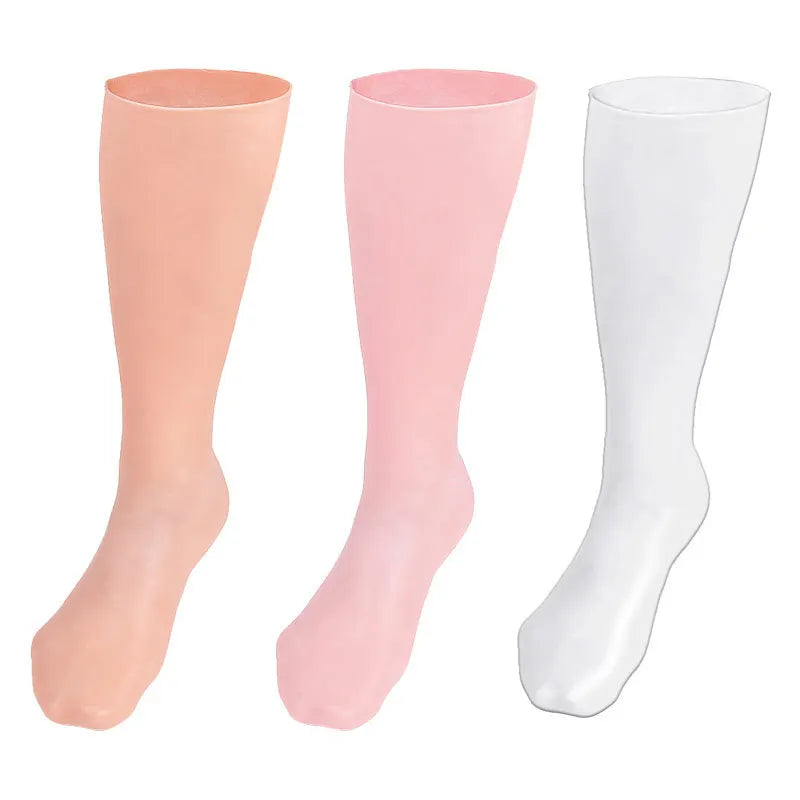 OEM Moisturizing Silicone Spa Gel Socks Trade Assurance Cooling Gel Socks Dead Skin Removal Pearl Glycerin Foot Foot Spa
