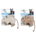 AFP Hot Simulated 2 Colors Mixed Plush Mice Bite Cute Funny Pet Toy the House Mouse Cats Toys