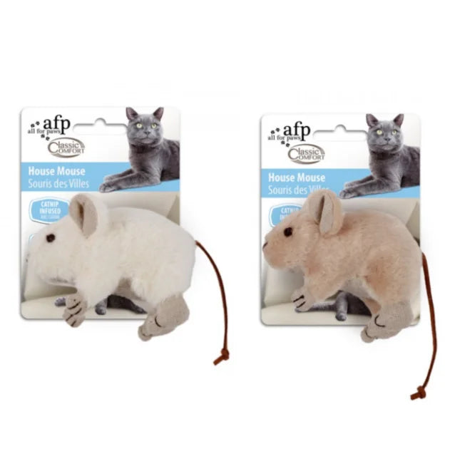 AFP Hot Simulated 2 Colors Mixed Plush Mice Bite Cute Funny Pet Toy the House Mouse Cats Toys