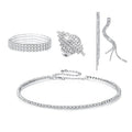 DAIHE Set-3380 European and American Fashion Four-piece Custom Design Wholesale Jewelry Set