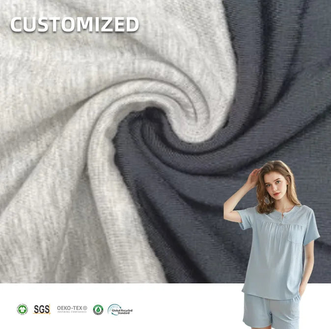 Soft High Quality Comfort Soft Stock Lot Kg 93% Viscose 7% Spandex Single Jersey Fabric for Women Dress Clothing