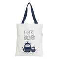 Cotton Tote Bag with HOUNDSTOOTH Handle Eco-Friendly Reusable for Daily Shopping Customizable Logo Text Print Handmade DIY Bag
