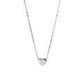Ins Hot Sale 925 Sterling Silver Love Cursive Letter Heart Necklace for Women