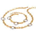 2025 New Jewelry Chains Stainless Steel Choker Necklace Stacking Jewelry Flat Snake Chain Necklace Bracelet