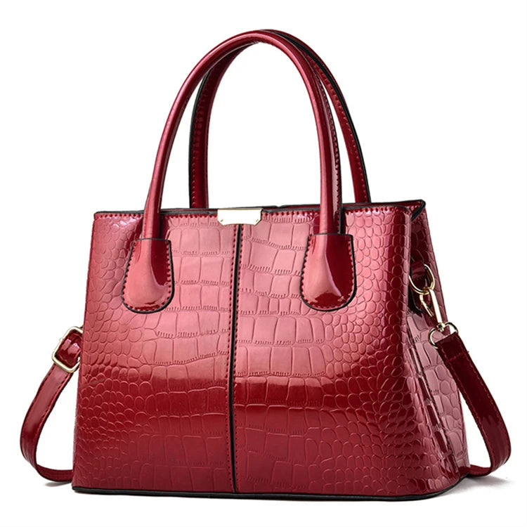 2026 Red Color Custom  Print Tote Fashion Classic Lady Large Graffiti Handbag Size