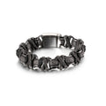 KALEN Retro Crowe's Heard Stainless Steel Men's Bracelet
