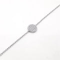 Hot Sale 100% 925 Sterling Silver Bracelet Cubic Zirconia Pendant Bracelets & Bangles for Women Jewelry Gift